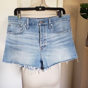 Madewell Relaxed Denim Shorts Size 29 NEW!